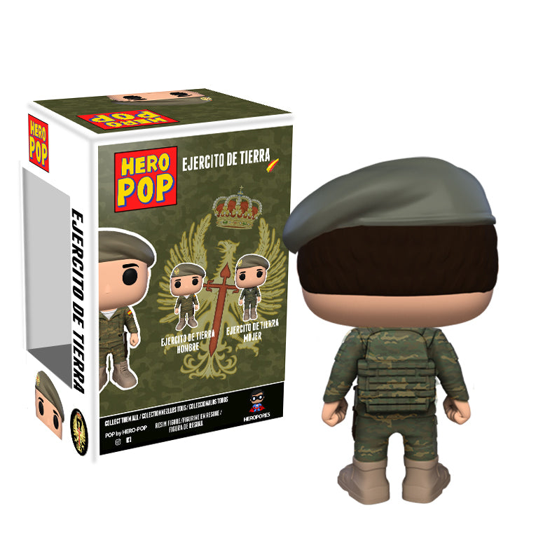 Hero Pop Ejército de Tierra Boina Camuflaje Hombre