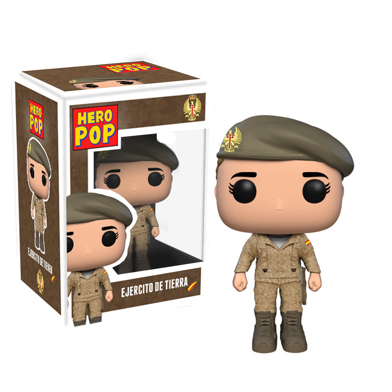 Hero Pop Ejército de Tierra Boina Árido Mujer