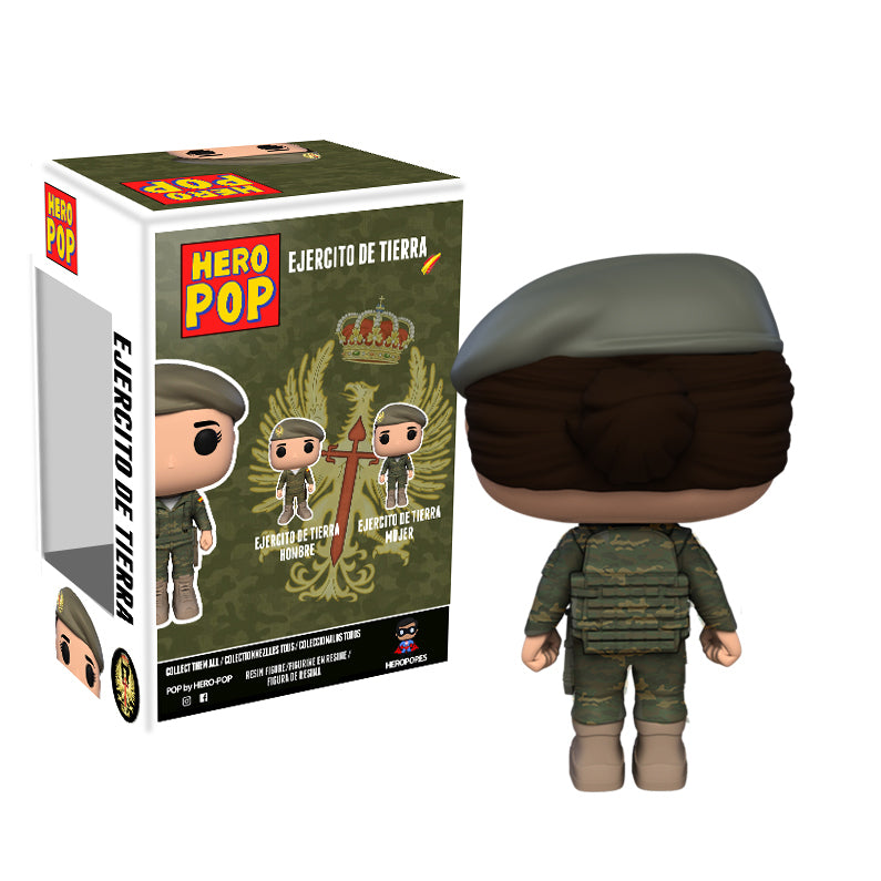 Hero Pop Ejército de Tierra Boina Camuflaje Mujer