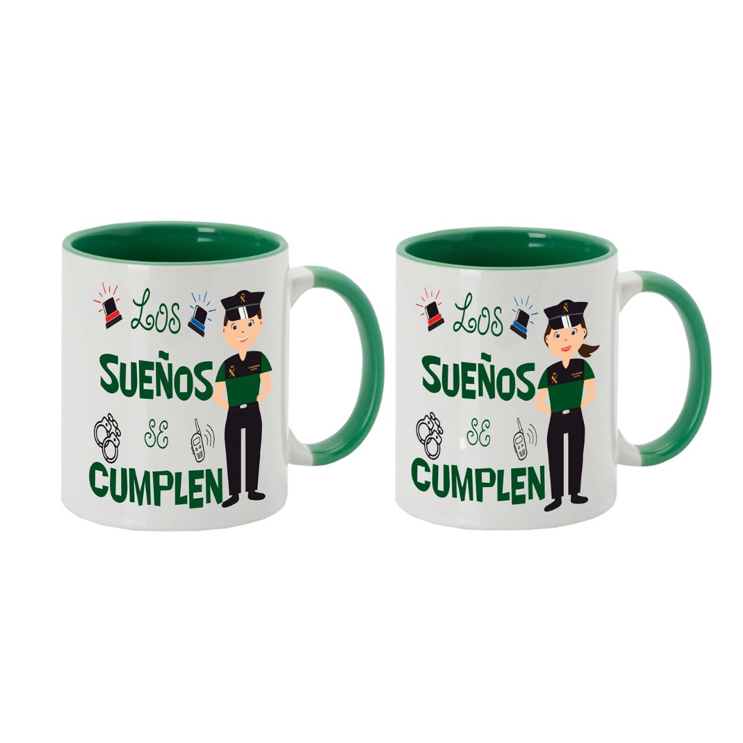 Taza Los Sueños se Cumplen Guardia Civil