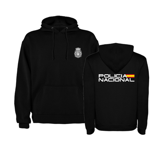 Sudadera con Capucha Policía Nacional Moderna