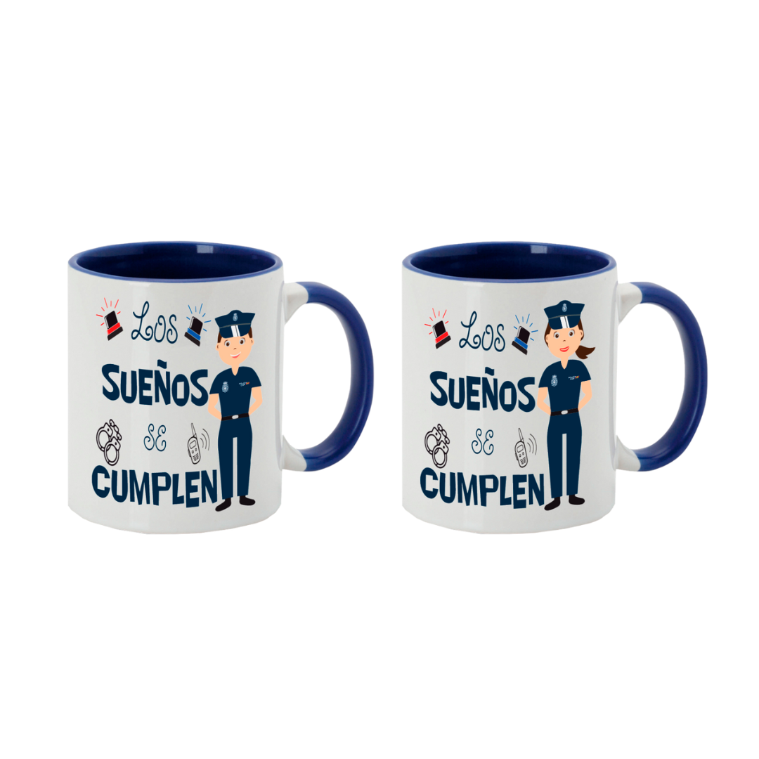 Taza Los Sueños se Cumplen Policía Nacional