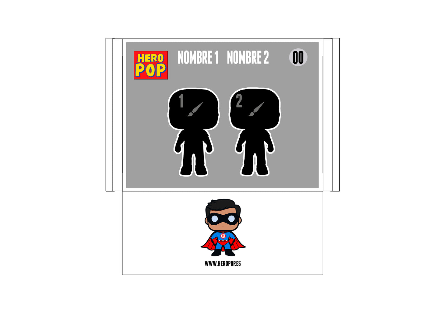 Hero Pop Dúo Personalizado