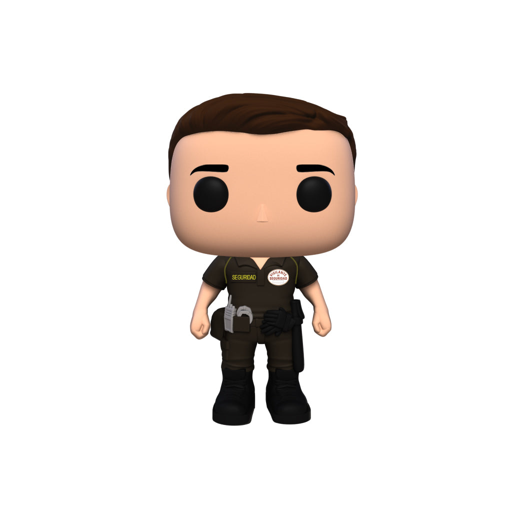 Hero Pop Policía Vigilante de Seguridad Marrón Hombre