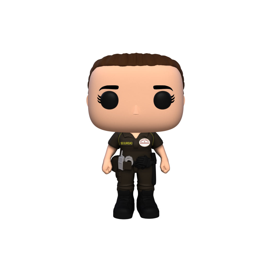 Hero Pop Policía Vigilante de Seguridad Marrón Mujer