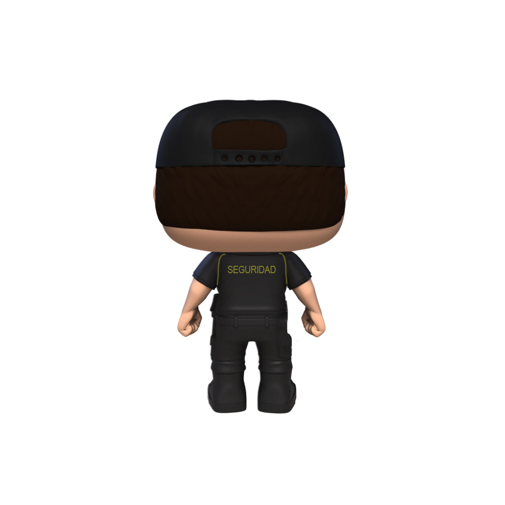 Hero Pop Policía Vigilante de Seguridad Negro Hombre