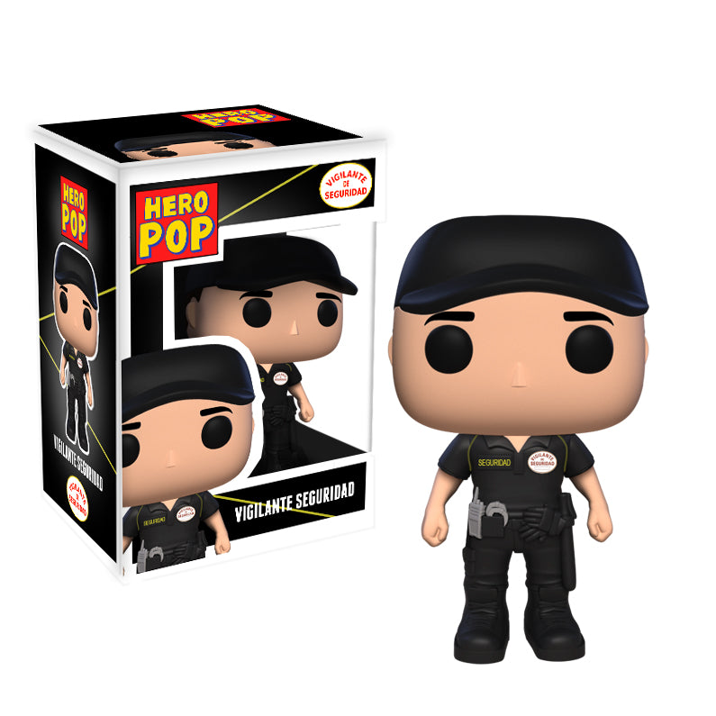 Hero Pop Policía Vigilante de Seguridad Negro Hombre