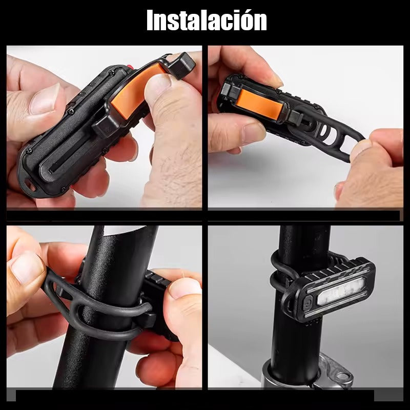 Linterna Clip Luz Intermitente