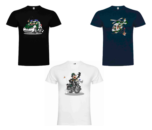 Camiseta Guardia Civil Caricaturas