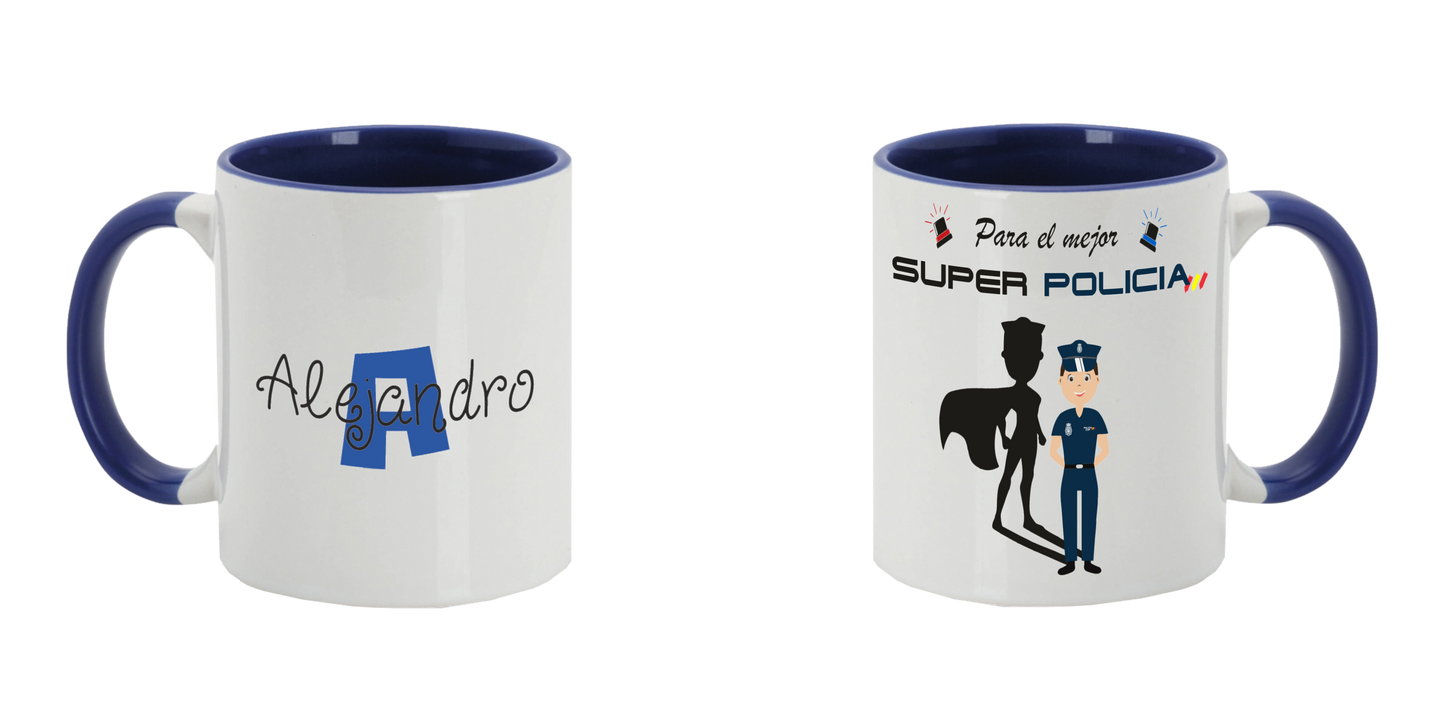 Taza Super Policía Nacional