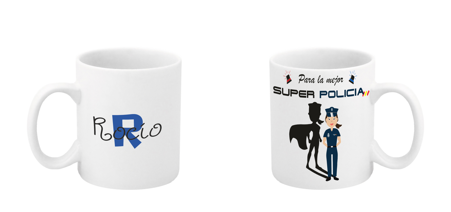 Taza Super Policía Nacional