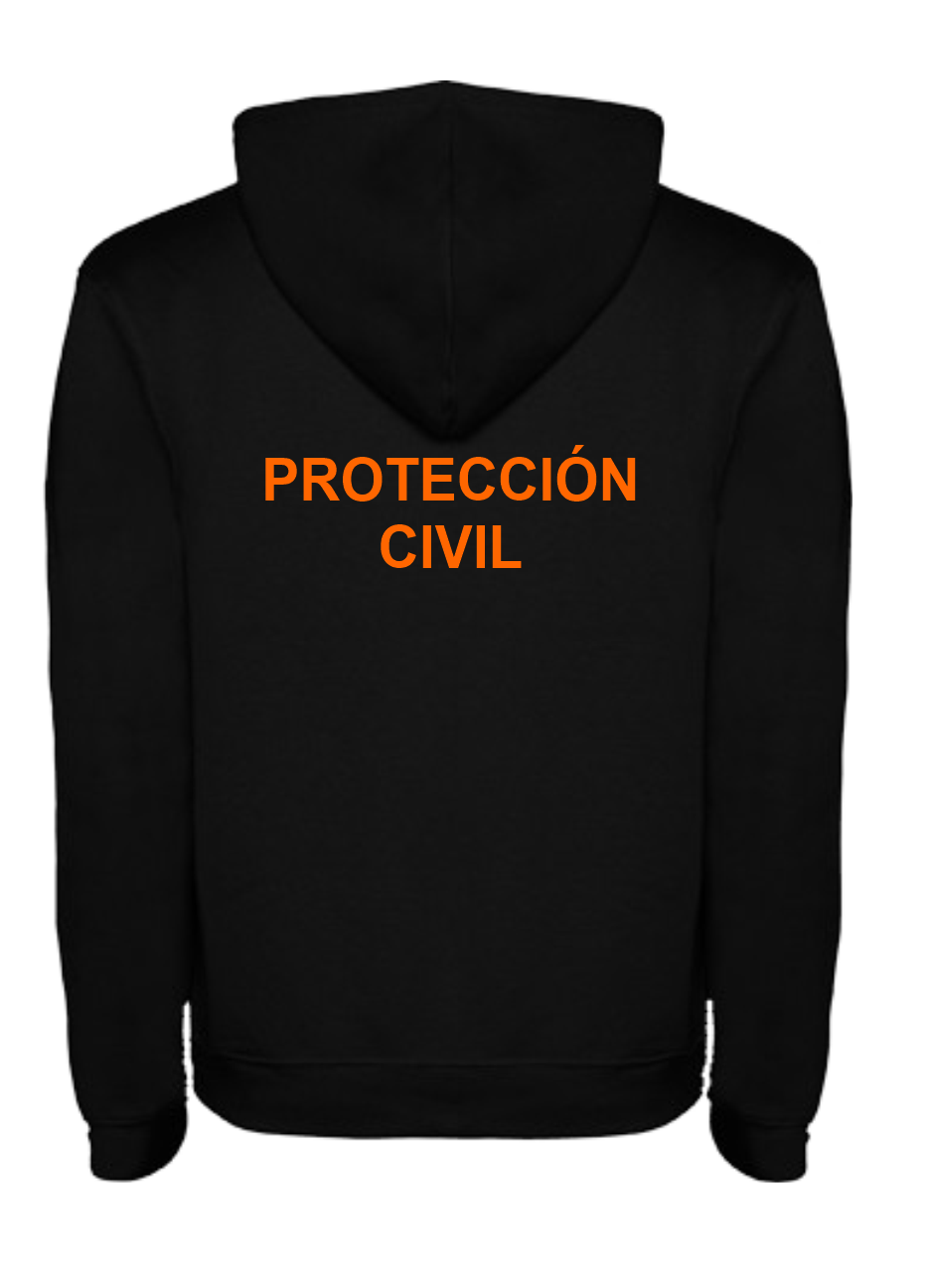 Sudadera con Capucha Protección Civil