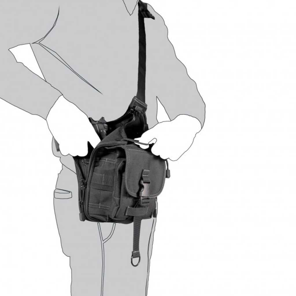 Bolso Bandolera porta armas