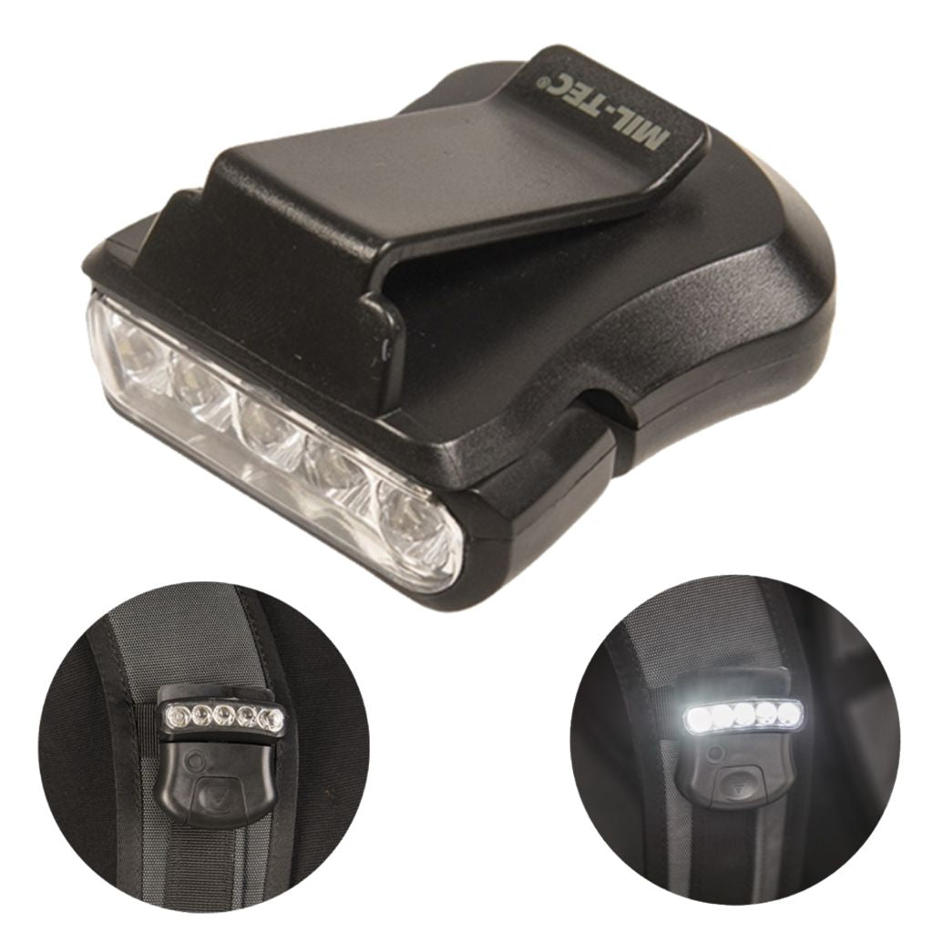 Linterna Clip Molle 5 LED