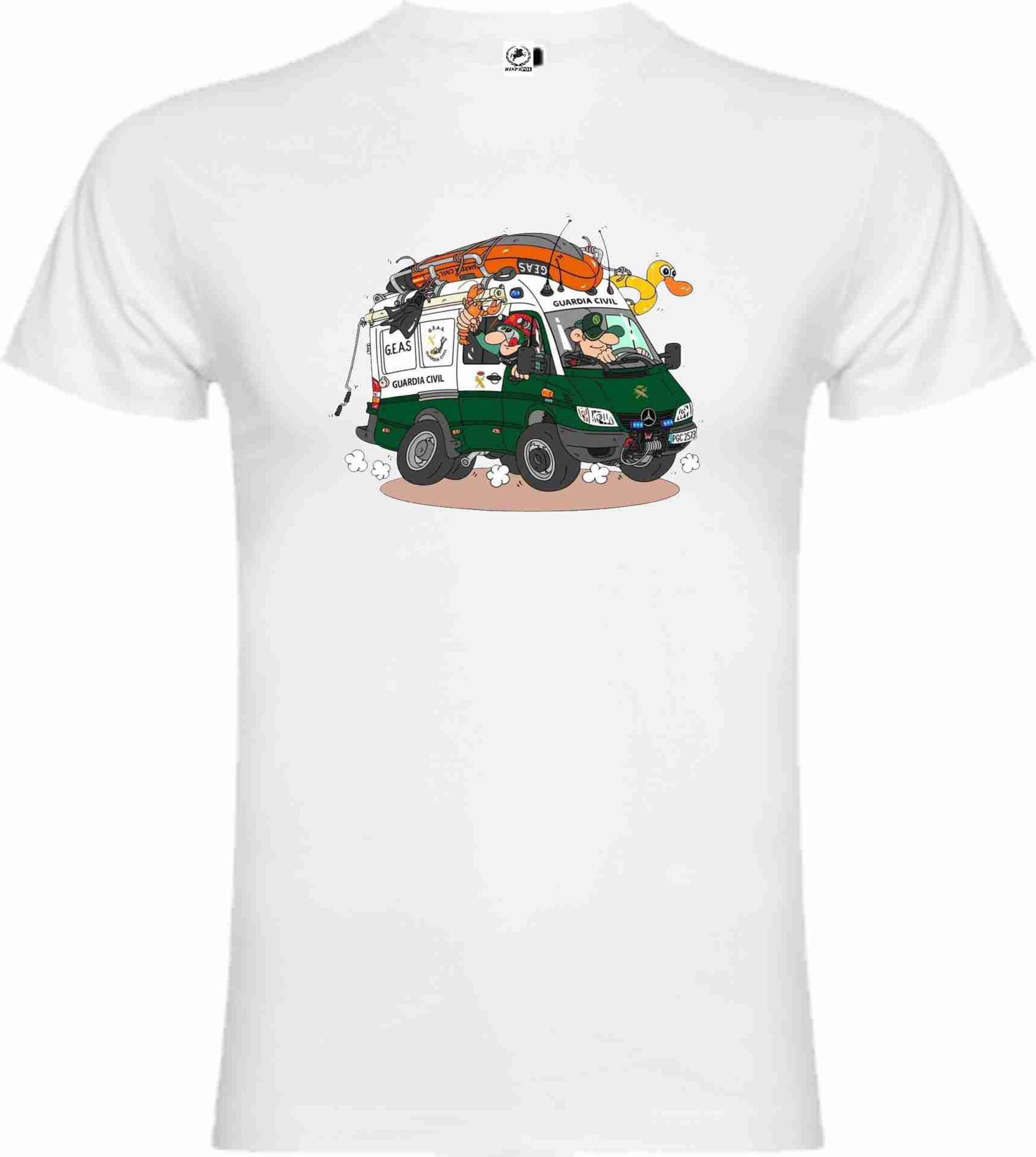 Camiseta Guardia Civil Caricaturas