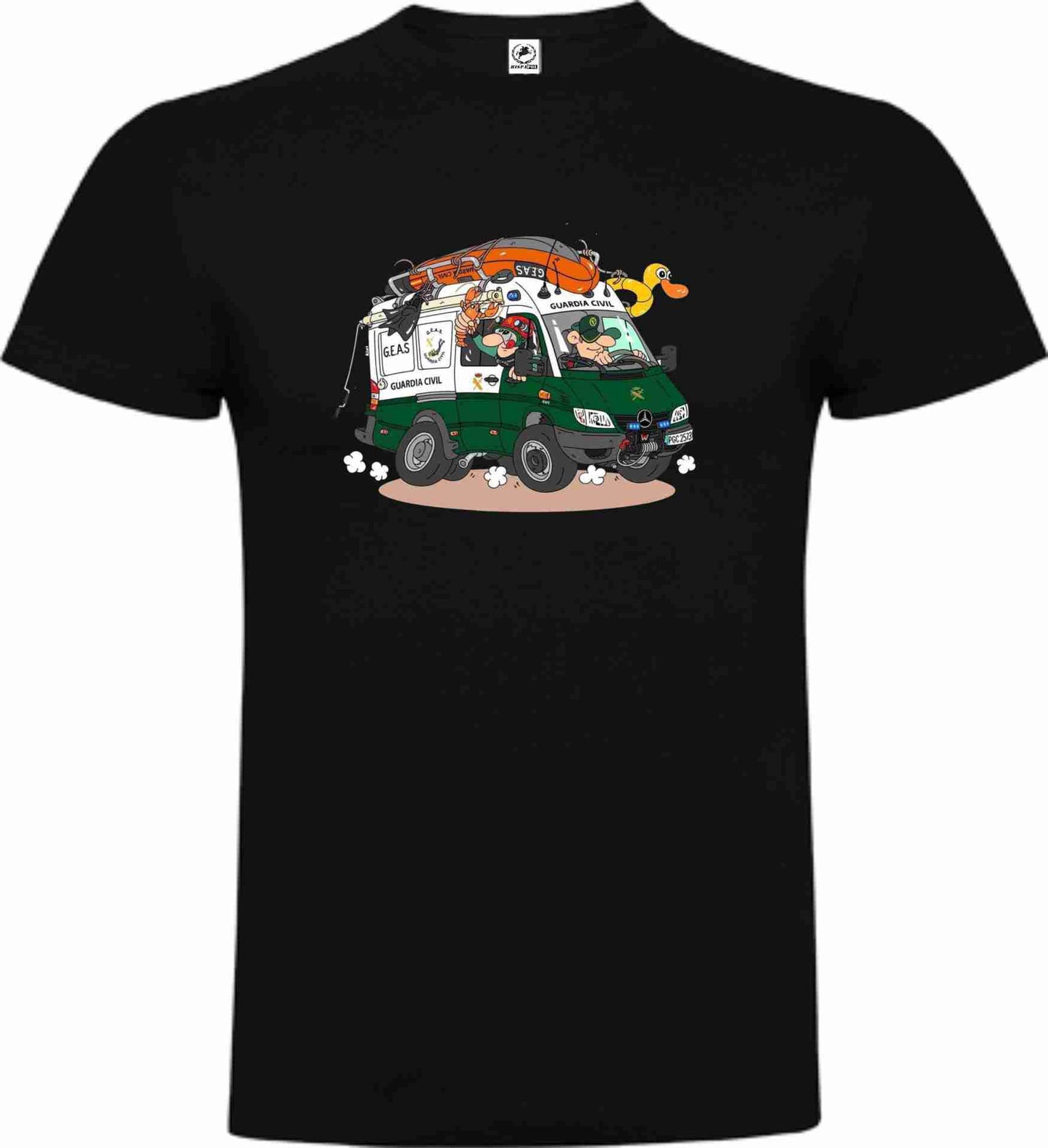 Camiseta Guardia Civil Caricaturas