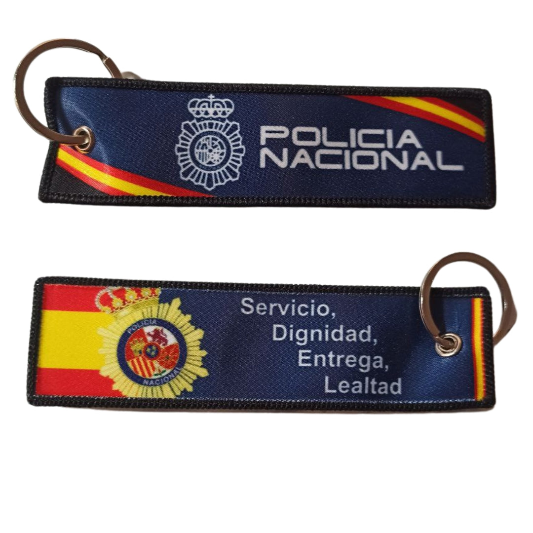 Llavero Vinilo Policía Nacional