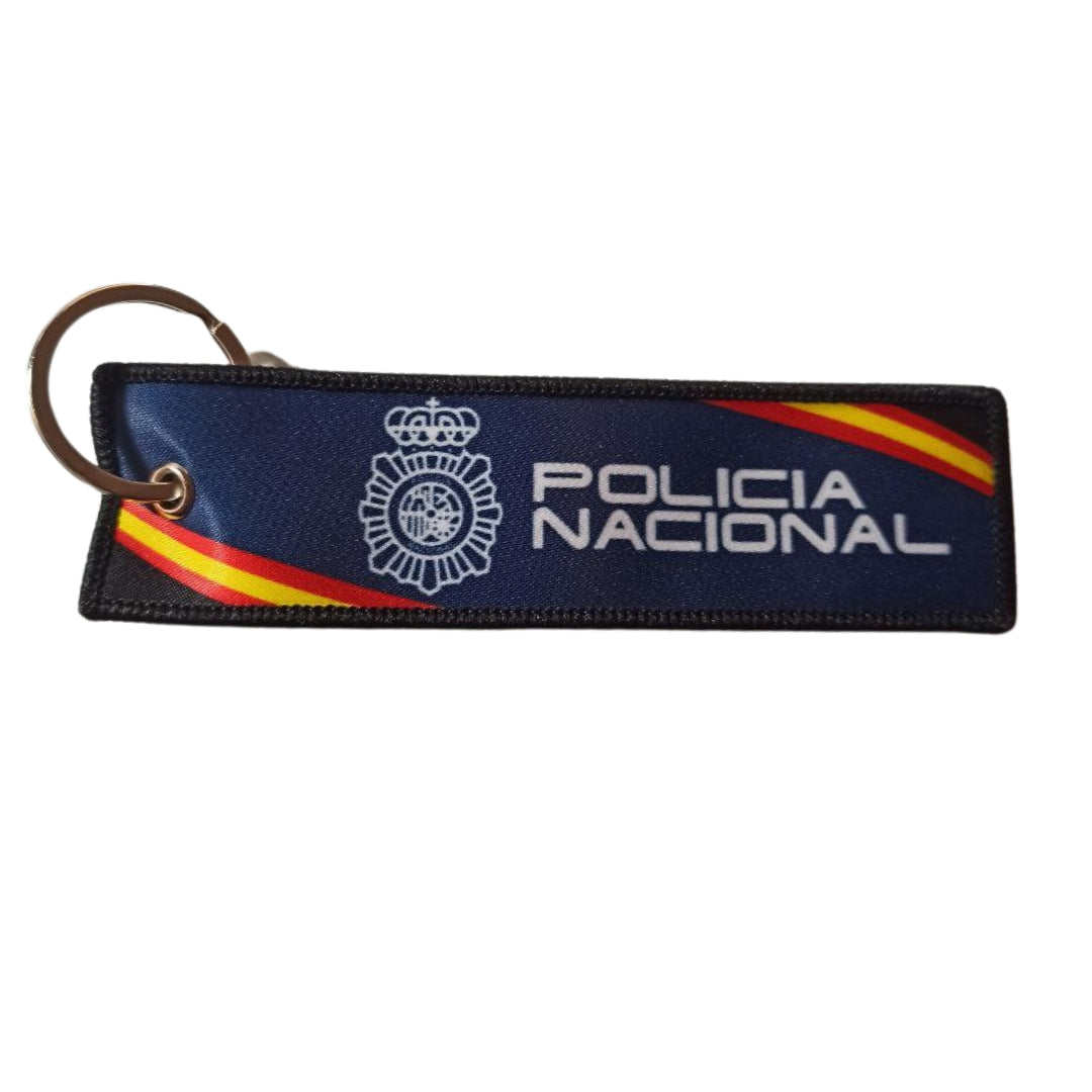 Llavero Vinilo Policía Nacional