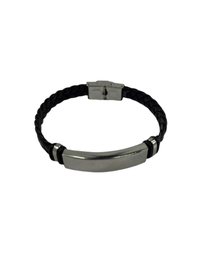 Pulsera Personalizada con Placa de Acero