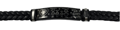 Pulsera Personalizada con Placa de Acero