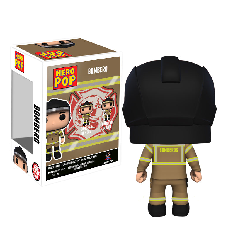 Hero Pop Bombero Marrón Mujer