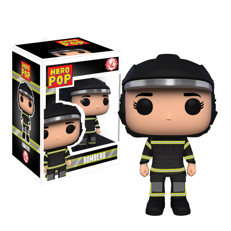 Hero Pop Bombero Negro Mujer