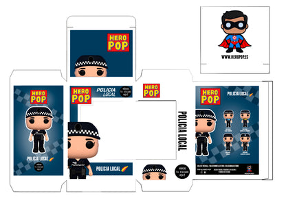 Hero Pop Policía Local Clásico Mujer