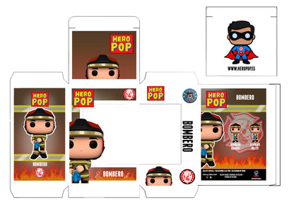 Hero Pop “Fénix” Edición Especial Bombero Marrón Hombre