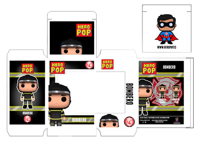 Hero Pop Bombero Negro Hombre