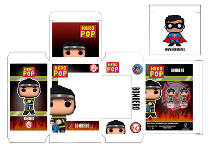 Hero Pop “Fénix” Edición Especial Bombero Marrón Mujer