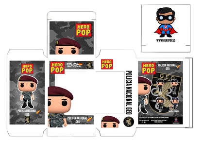 Hero Pop Policía Nacional GEO Boina Hombre