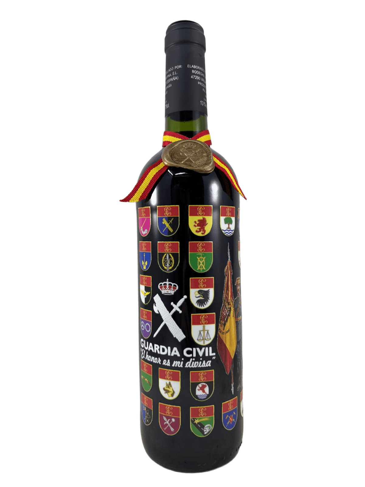 Botella de Vino Ribera del Duero Guardia Civil