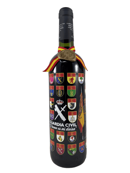 Botella de Vino Ribera del Duero Guardia Civil