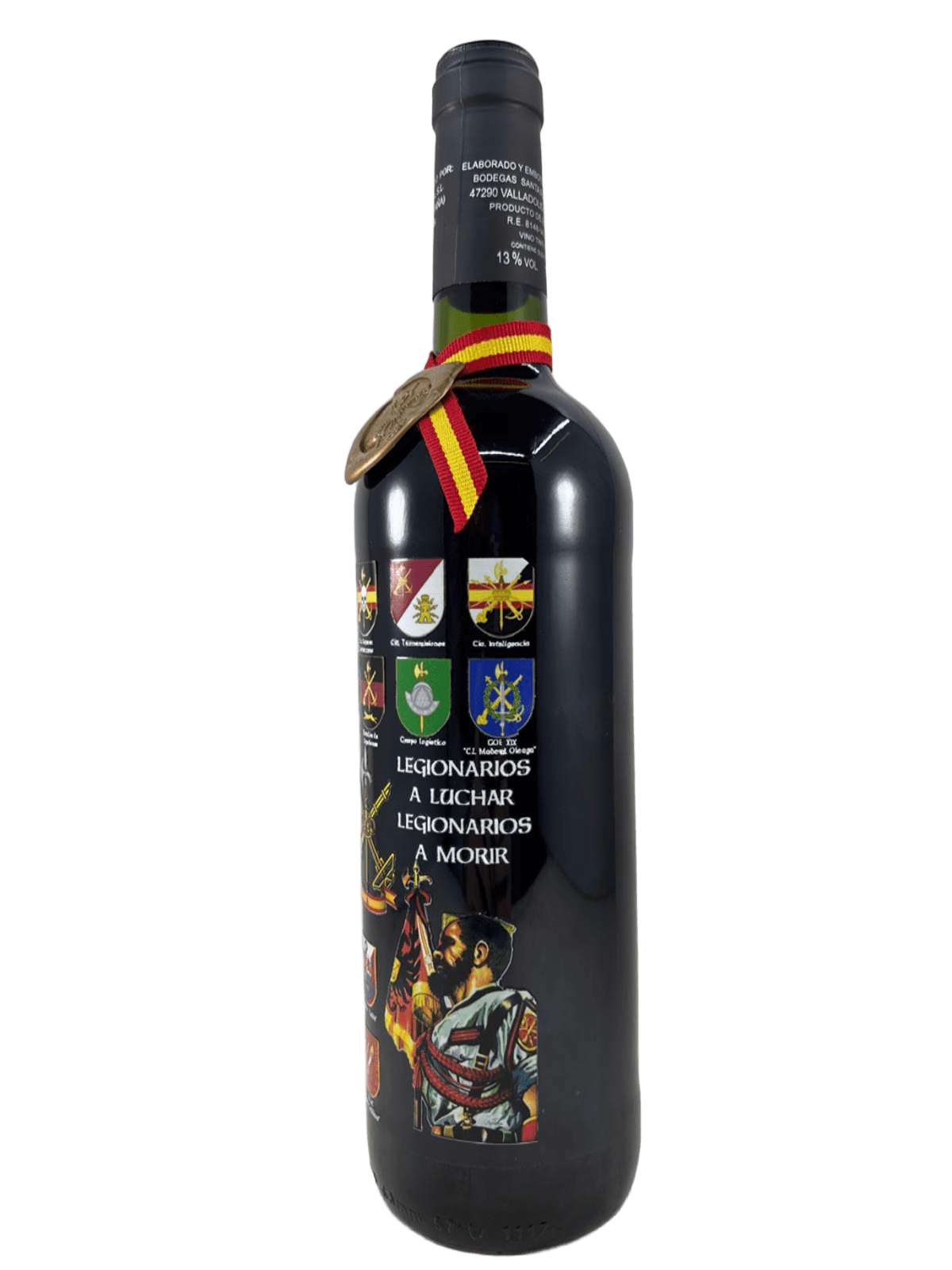 Botella de Vino Ribera del Duero Legión Española