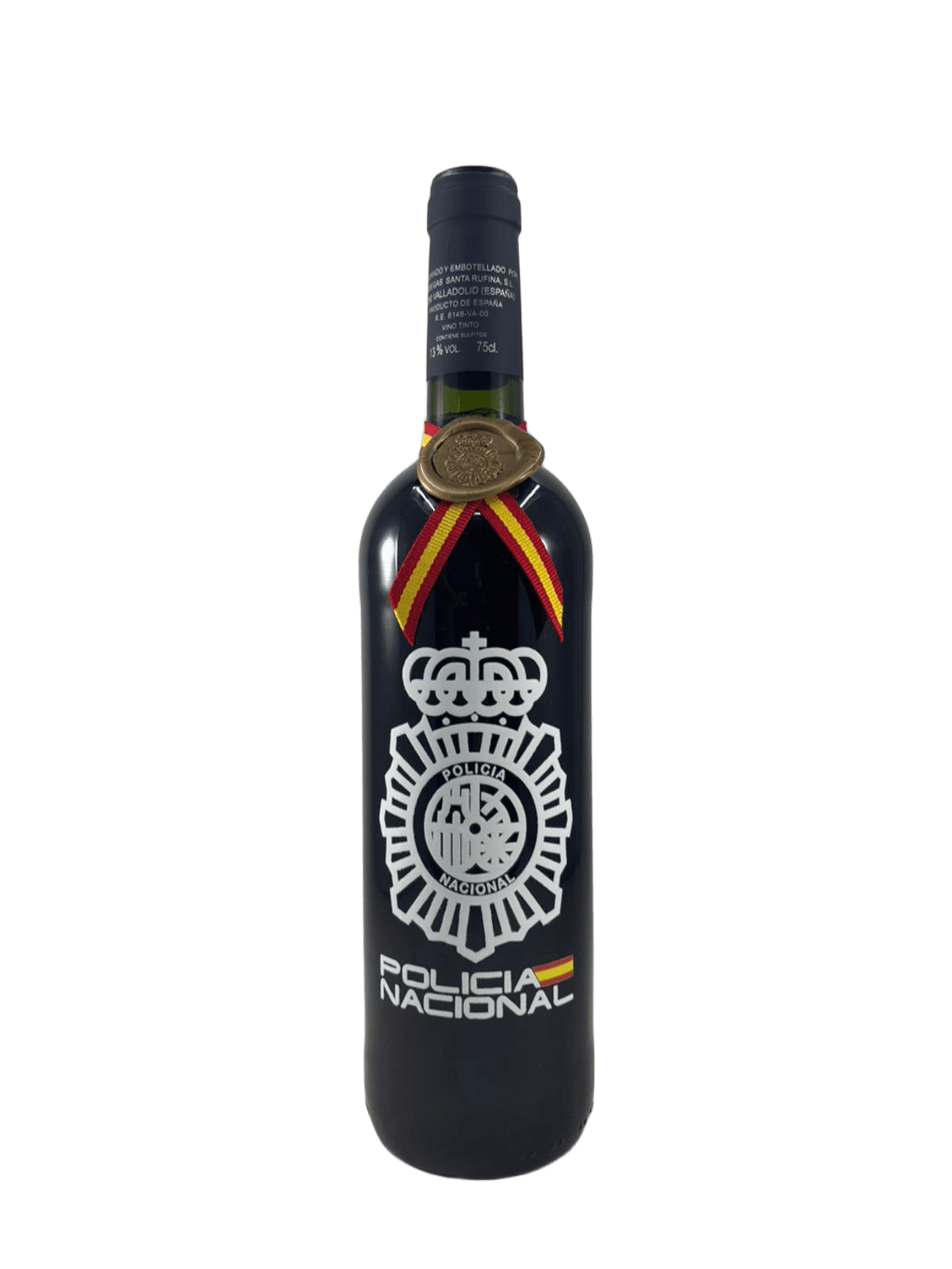 Botella de Vino Ribera del Duero Policía Nacional