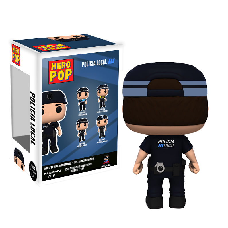 Hero Pop Policía Local Moderno Hombre