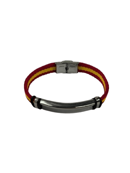 Pulsera Personalizada con Placa de Acero