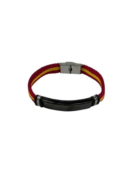 Pulsera Personalizada con Placa de Acero