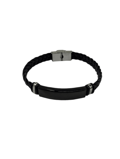 Pulsera Personalizada con Placa de Acero