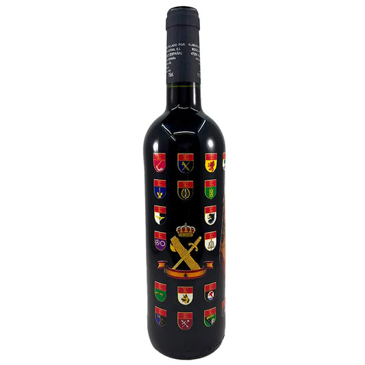 Botella de Vino Ribera del Duero Guardia Civil