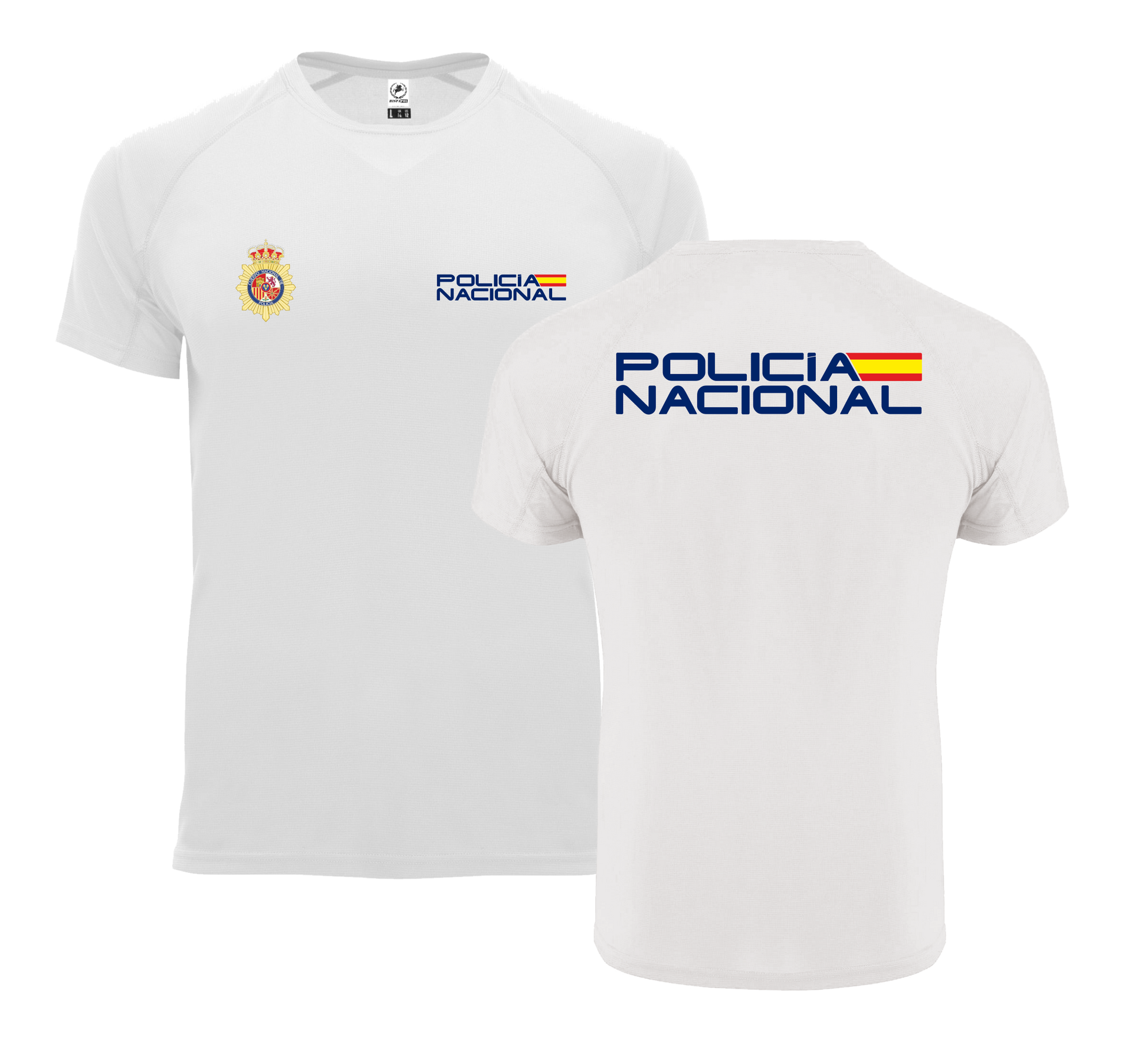 camiseta policia nacional españa talla l 100% c - Buy Spanish