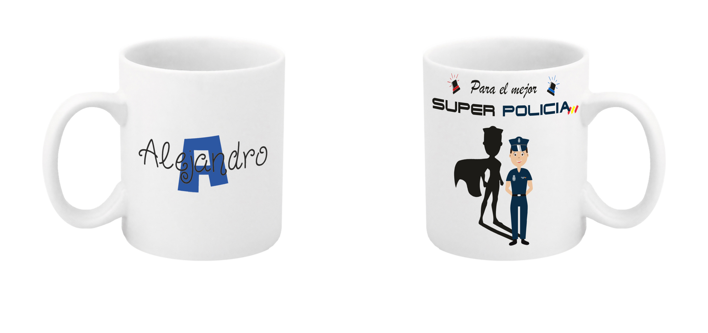 Taza Super Policía Nacional