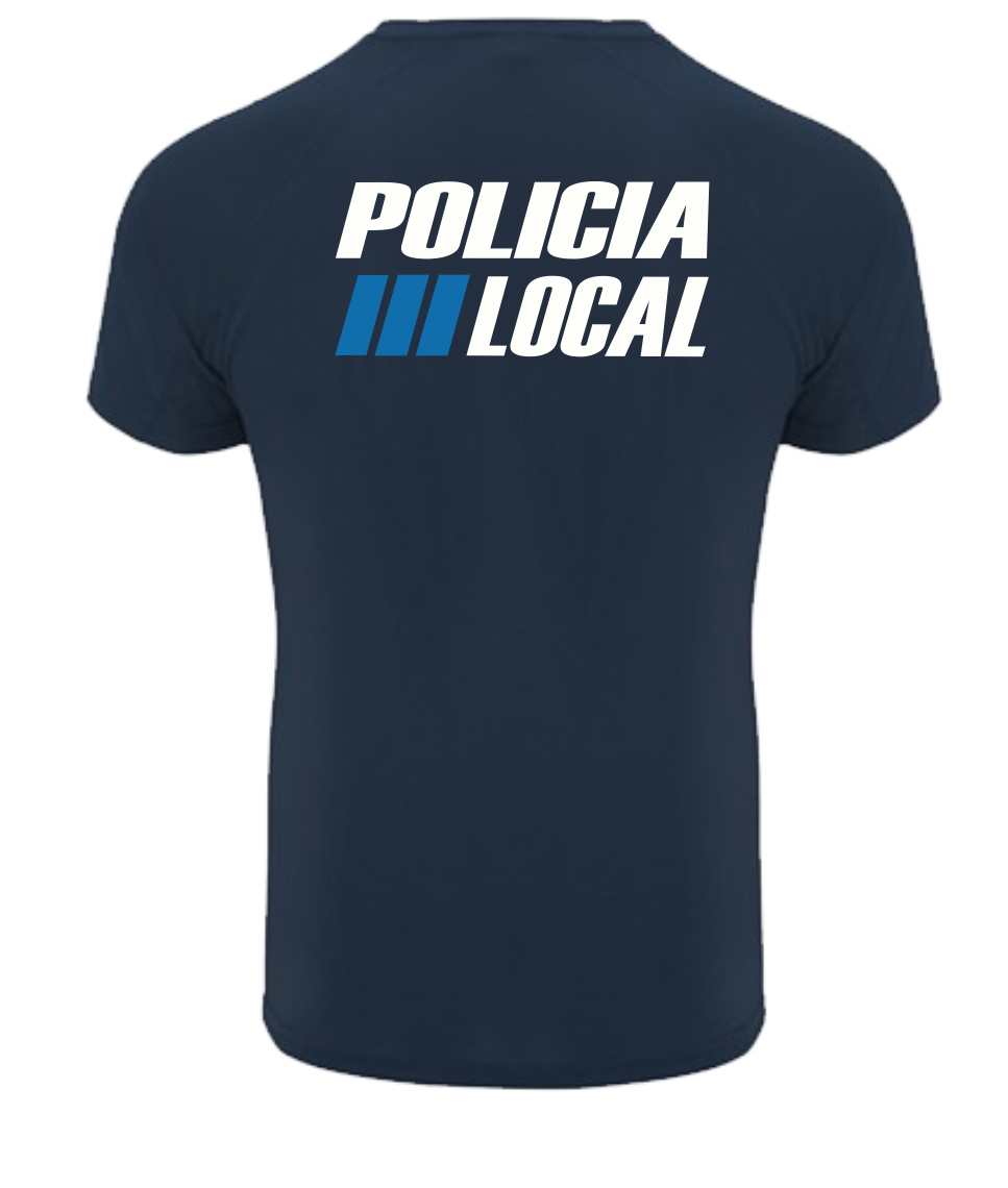 Camiseta Policia de Policía Nacional de España, Negro, S
