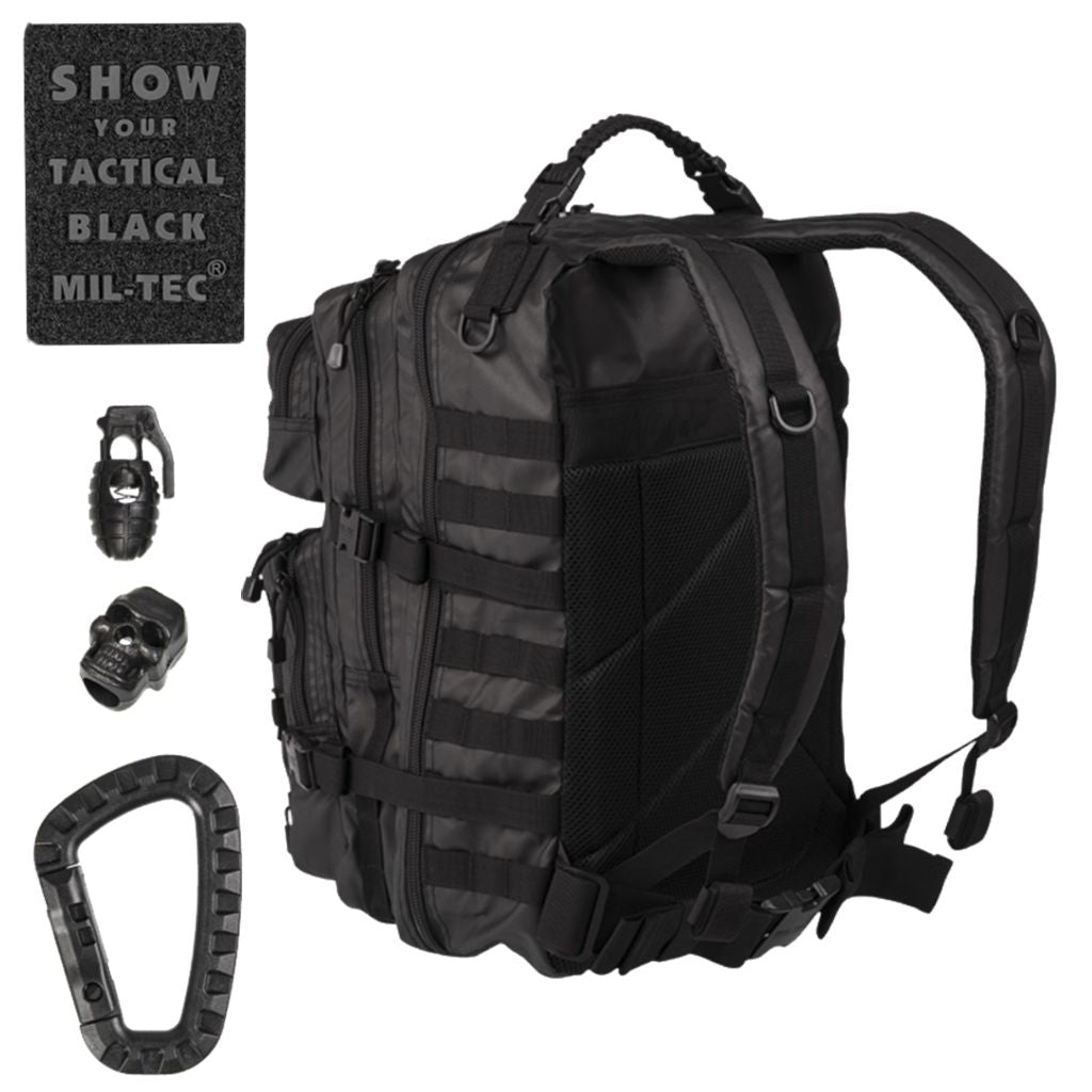 Mochila miltec us assault tactical black 36 litros new arrivals